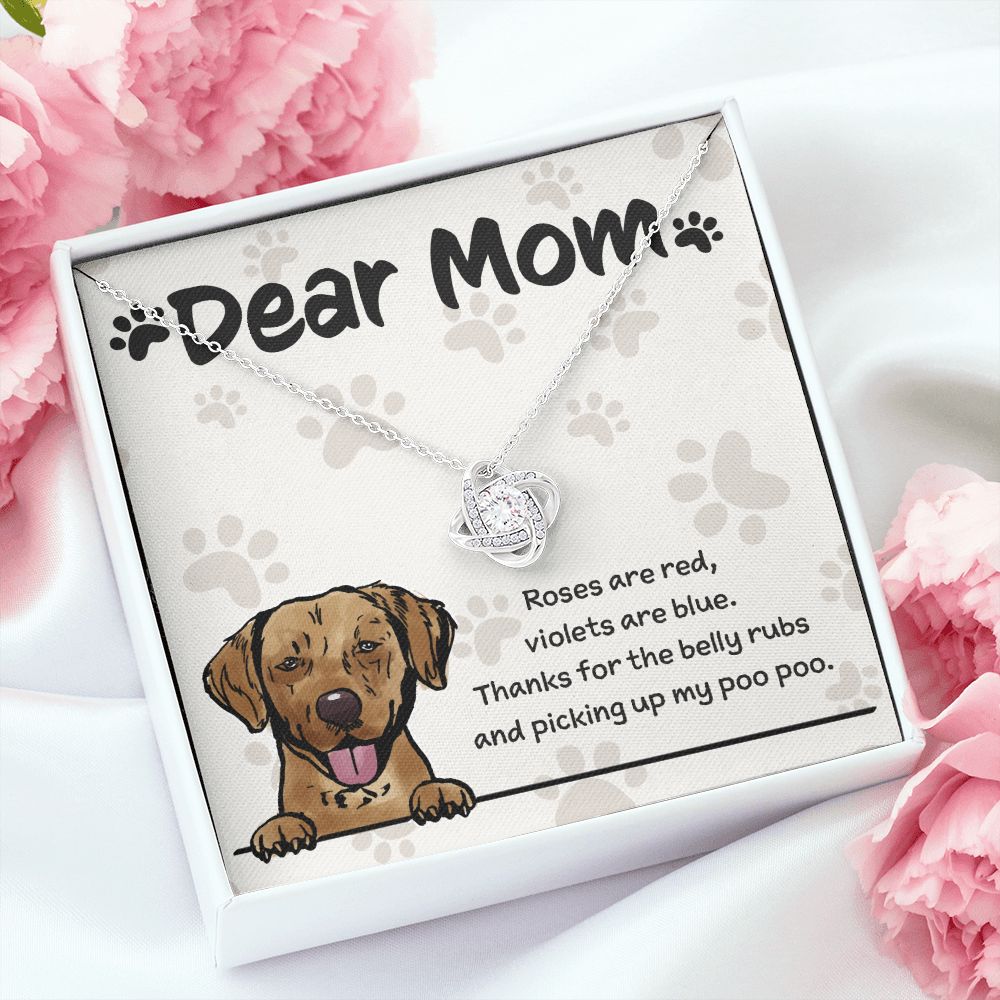 Labrador Retriever Mom "Belly Rubs Poo Poo"