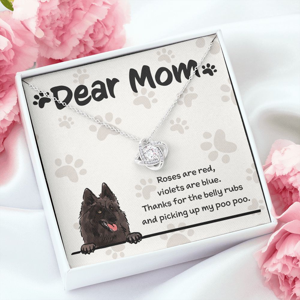 Belgian Malinois Mom "Belly Rubs Poo Poo"