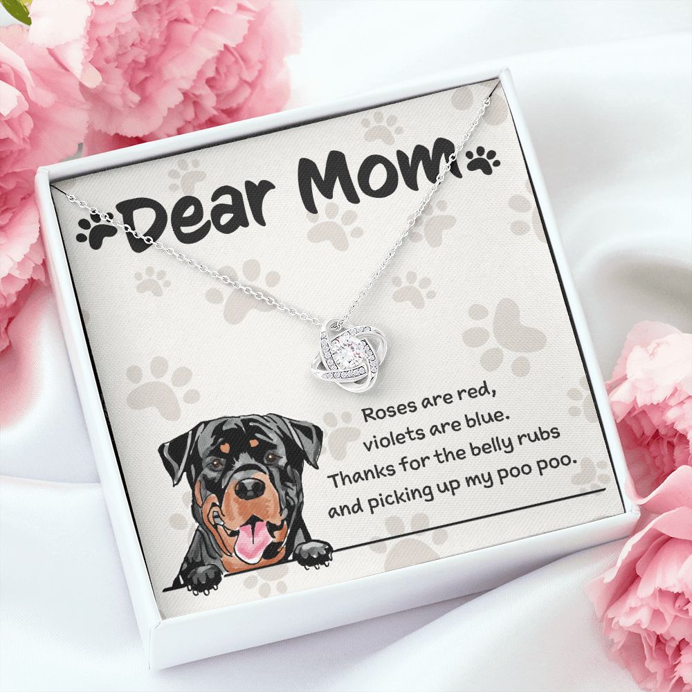 Rottweiler Mom "Belly Rubs Poo Poo"