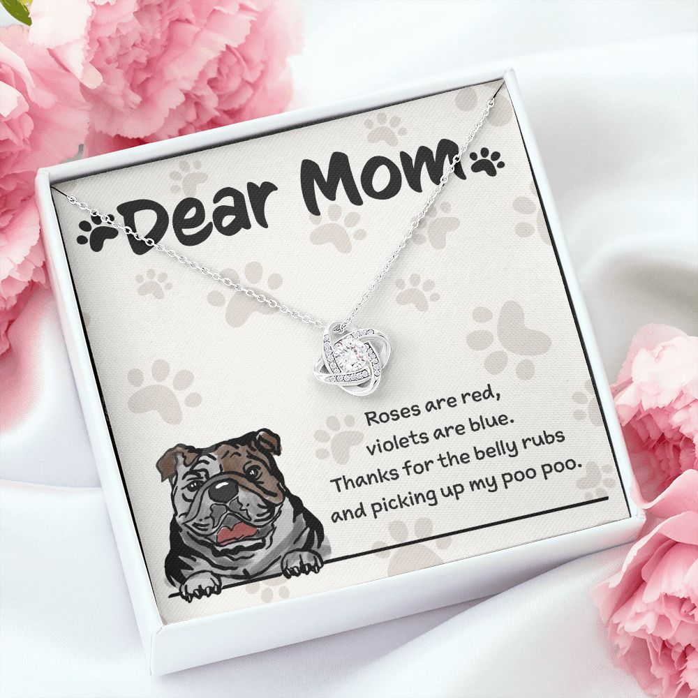 Bulldog Mom "Belly Rubs Poo Poo"