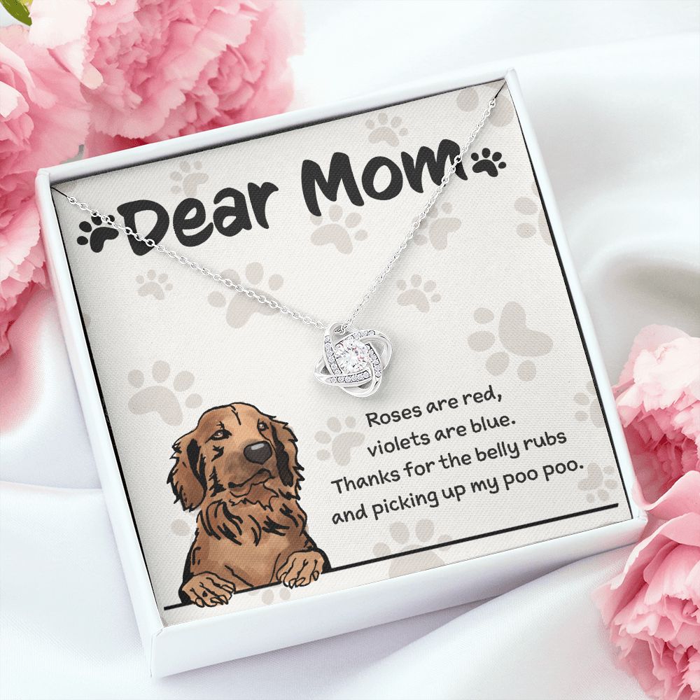 Golden Retriever Mom "Belly Rubs Poo Poo"