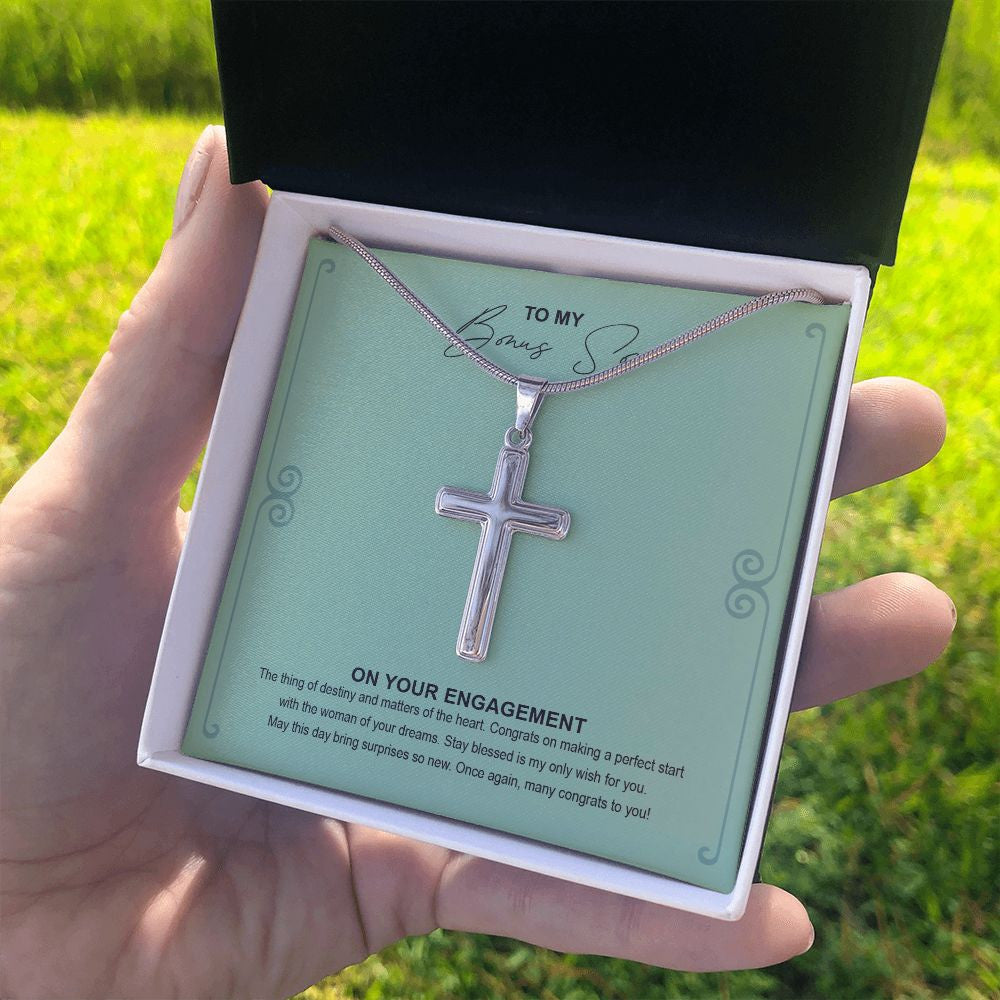 Matters Of The Heart stainless steel cross standard box on hand