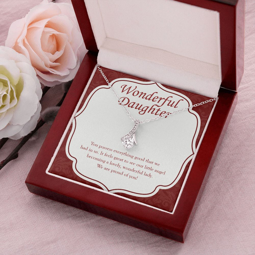 You Possess Everything Good alluring beauty pendant luxury led box flowers