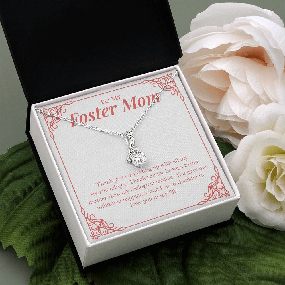 Putting Up With Short-Comings alluring beauty pendant white flower