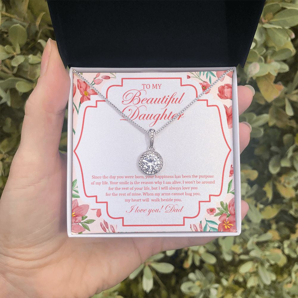 Purpose of my Life eternal hope necklace in hand