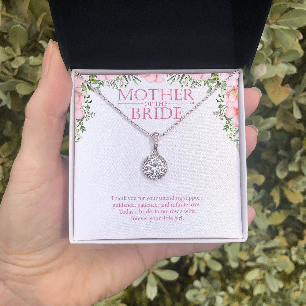 Tomorrow A Wife eternal hope necklace in hand