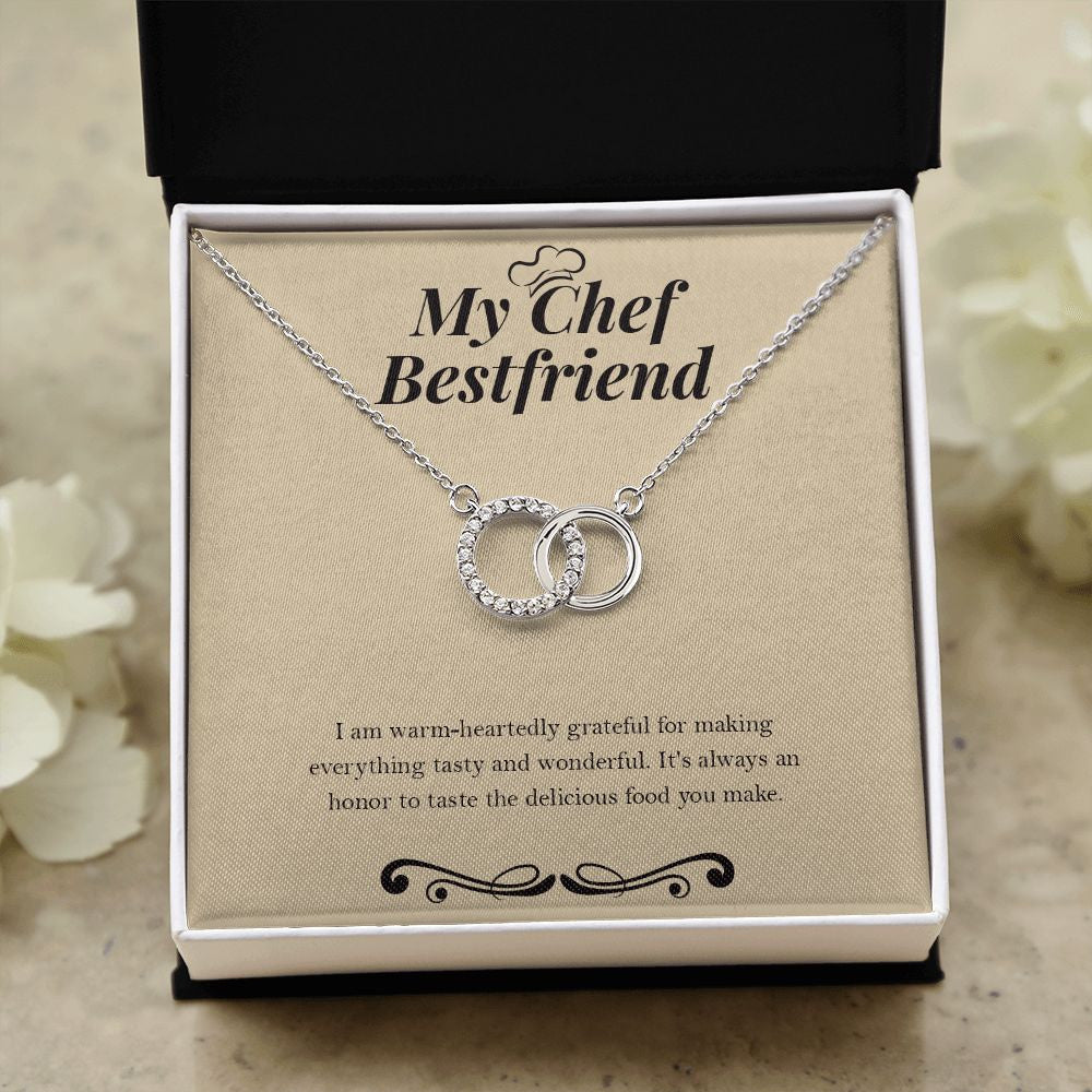 Delicious Food You Make double circle necklace close up