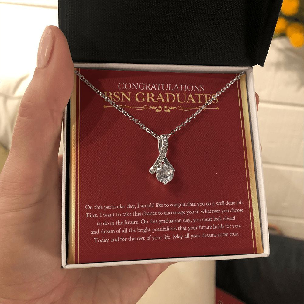 Dreams Come True alluring beauty necklace in hand