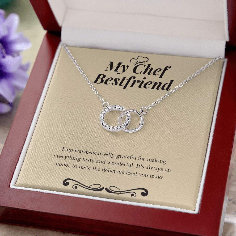 Delicious Food You Make double circle necklace luxury led box close up