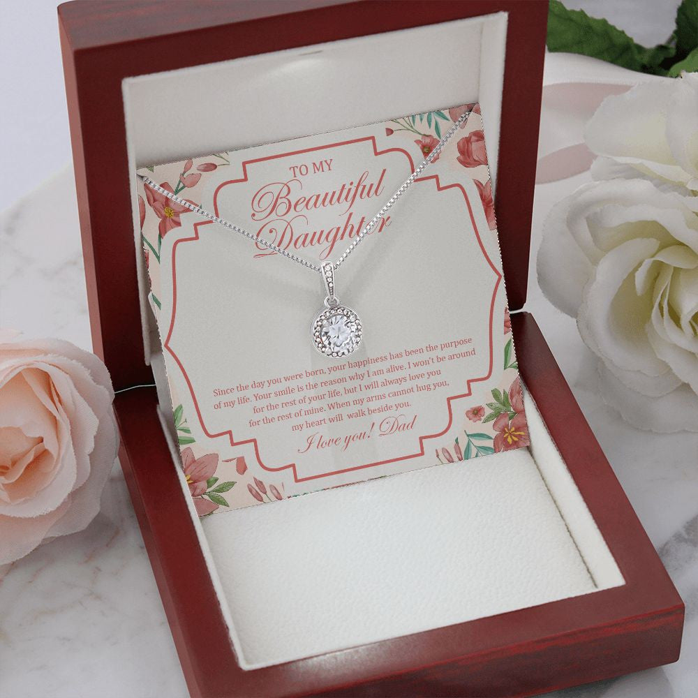 Purpose of my Life eternal hope necklace premium led mahogany wood box