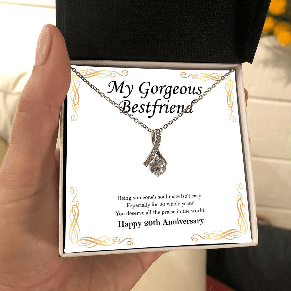 Someone's Soulmate alluring beauty necklace in hand