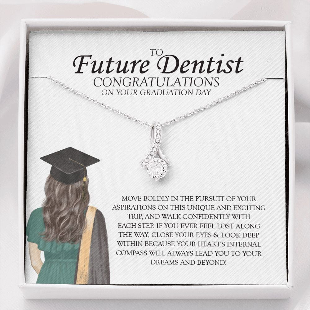 Move Boldly alluring beauty necklace front