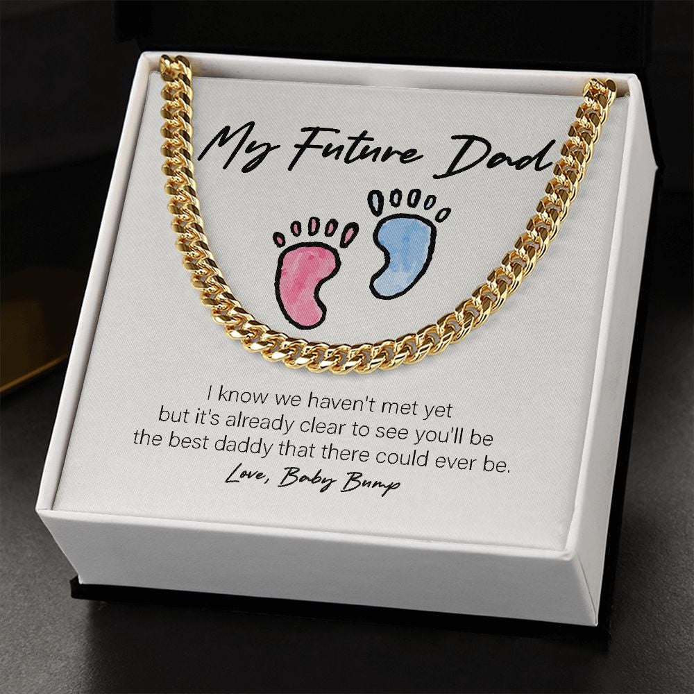 Best Daddy There Could Be cuban link chain gold standard box