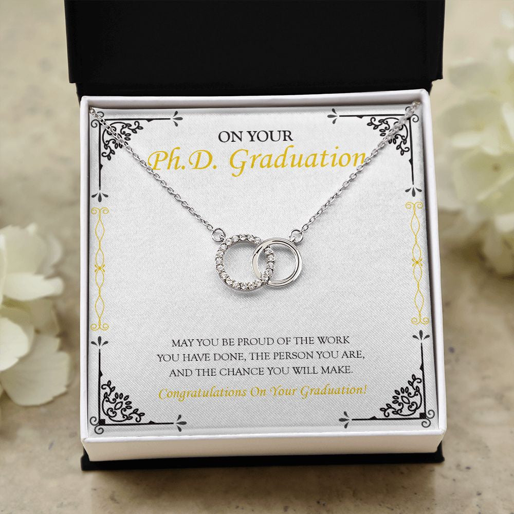 Work You Have Done double circle necklace close up