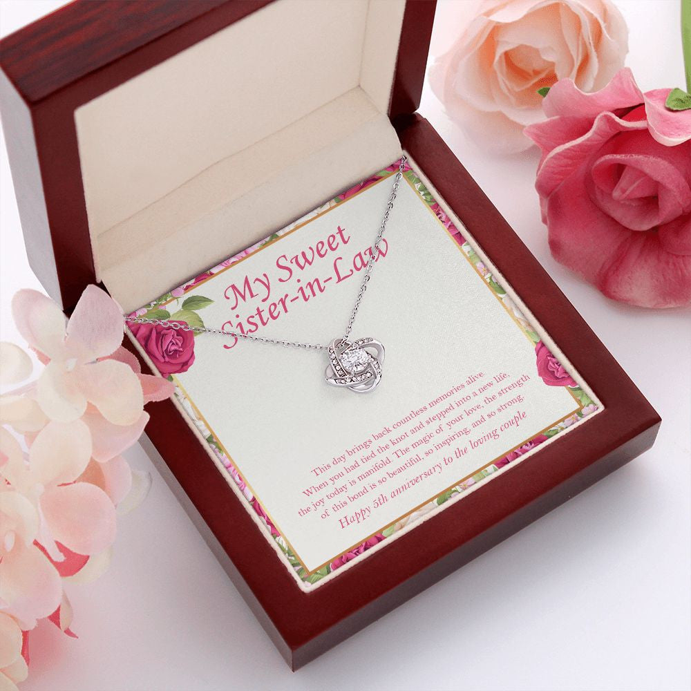 Tied The Knot love knot pendant luxury led box red flowers