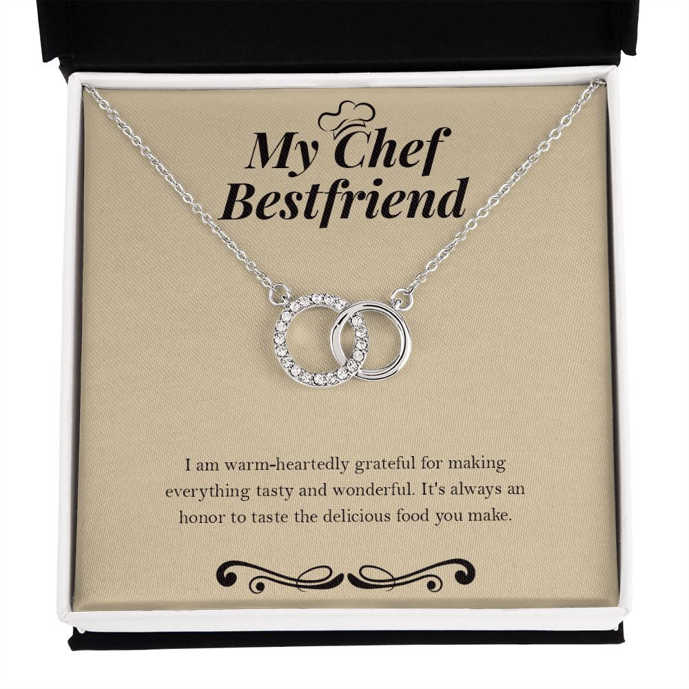 Delicious Food You Make double circle necklace front