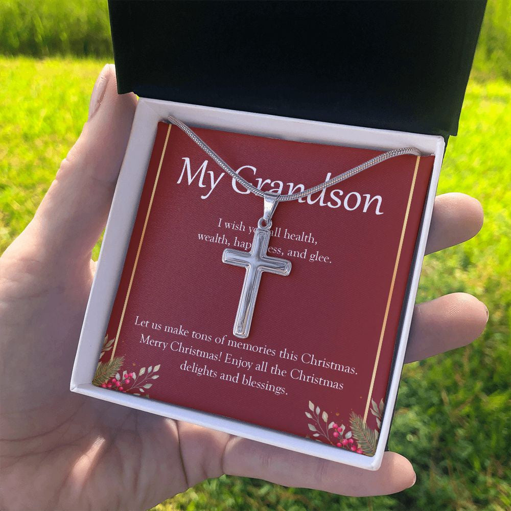 Tons Of Memories This Day stainless steel cross standard box on hand