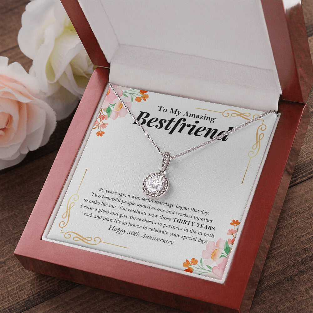 Golden Couple eternal hope pendant luxury led box red flowers