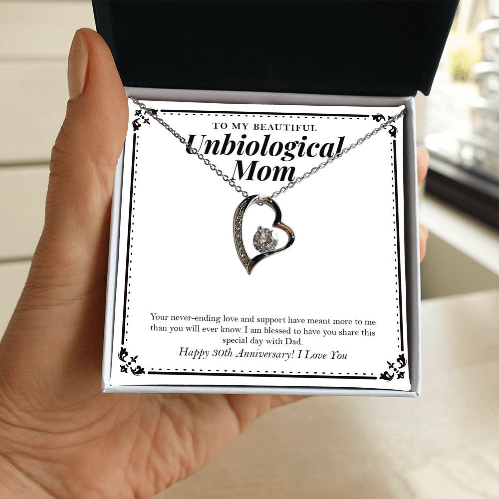 Blessed To Have You forever love silver necklace in hand