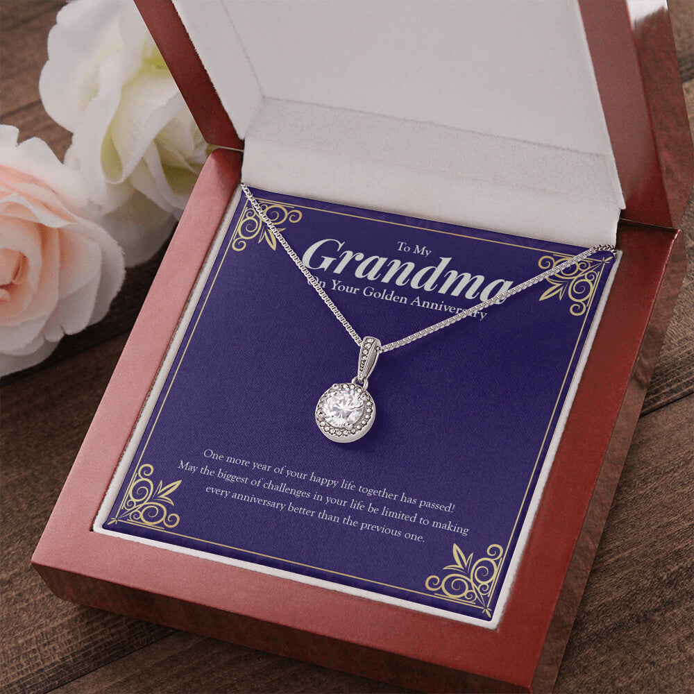 One Happy Life Together eternal hope pendant luxury led box red flowers
