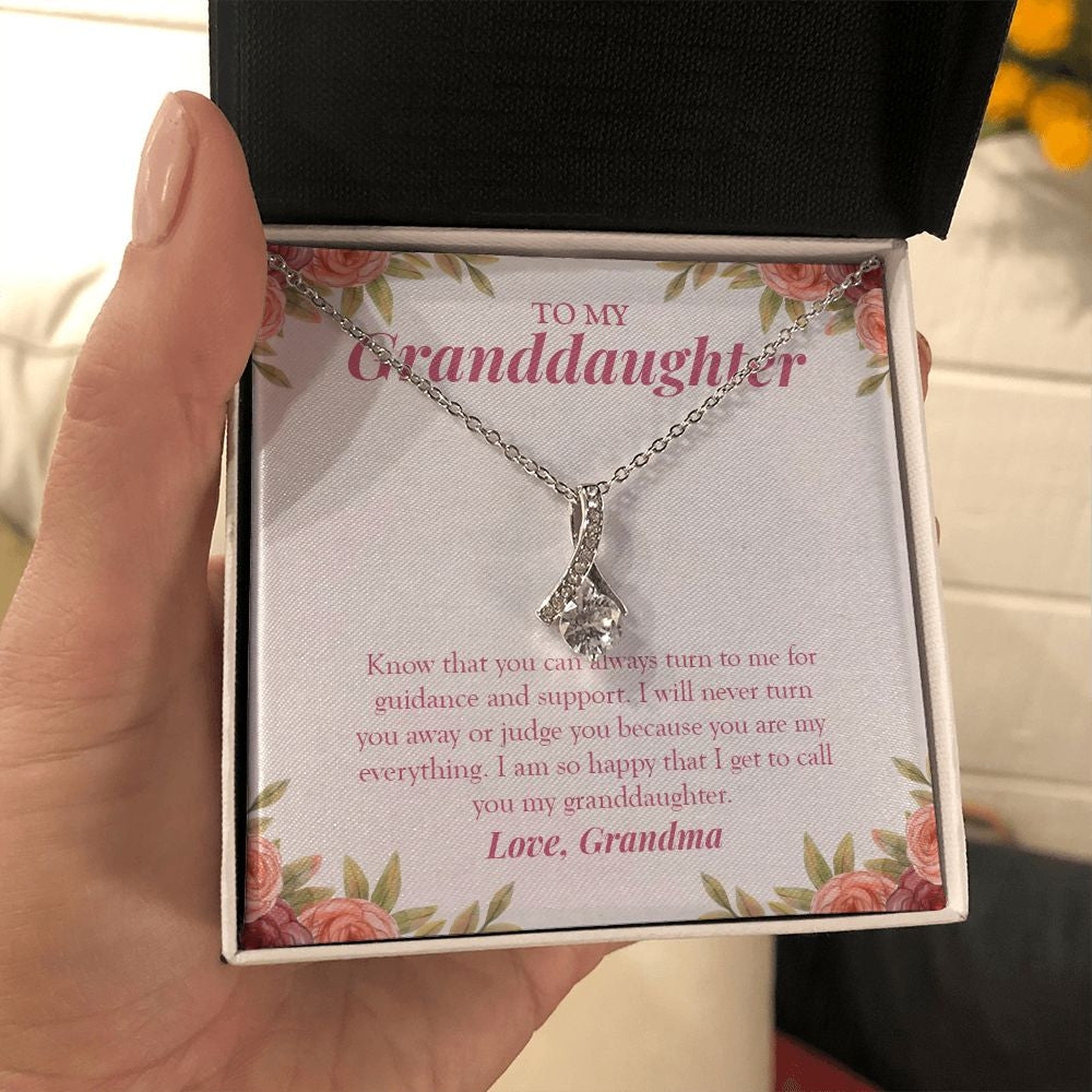 You Can Always Turn To Me alluring beauty necklace in hand