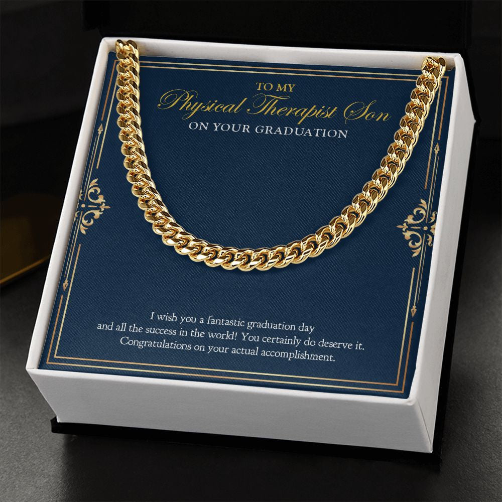 Do Deserve It cuban link chain gold standard box
