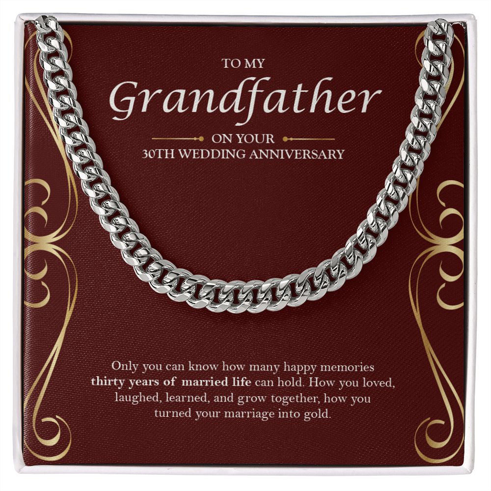 Only You Can Know How cuban link chain silver front
