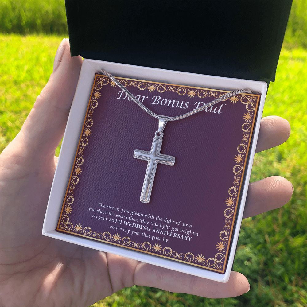 Every Year That Goes By stainless steel cross standard box on hand