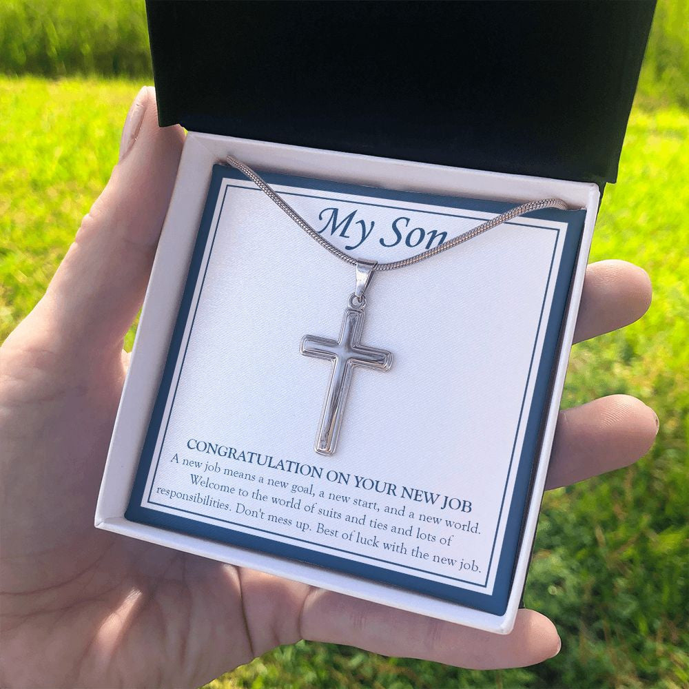 New Job And Goal stainless steel cross standard box on hand