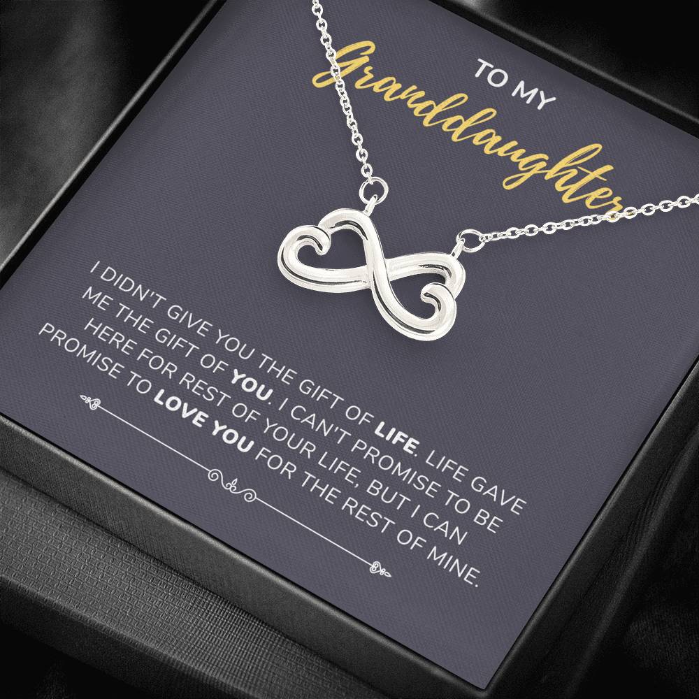Gift Of Life - Gift For Granddaughter Infinity Necklace