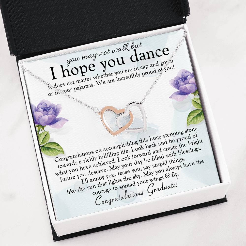 I Hope You Dance - Double Heart Necklace