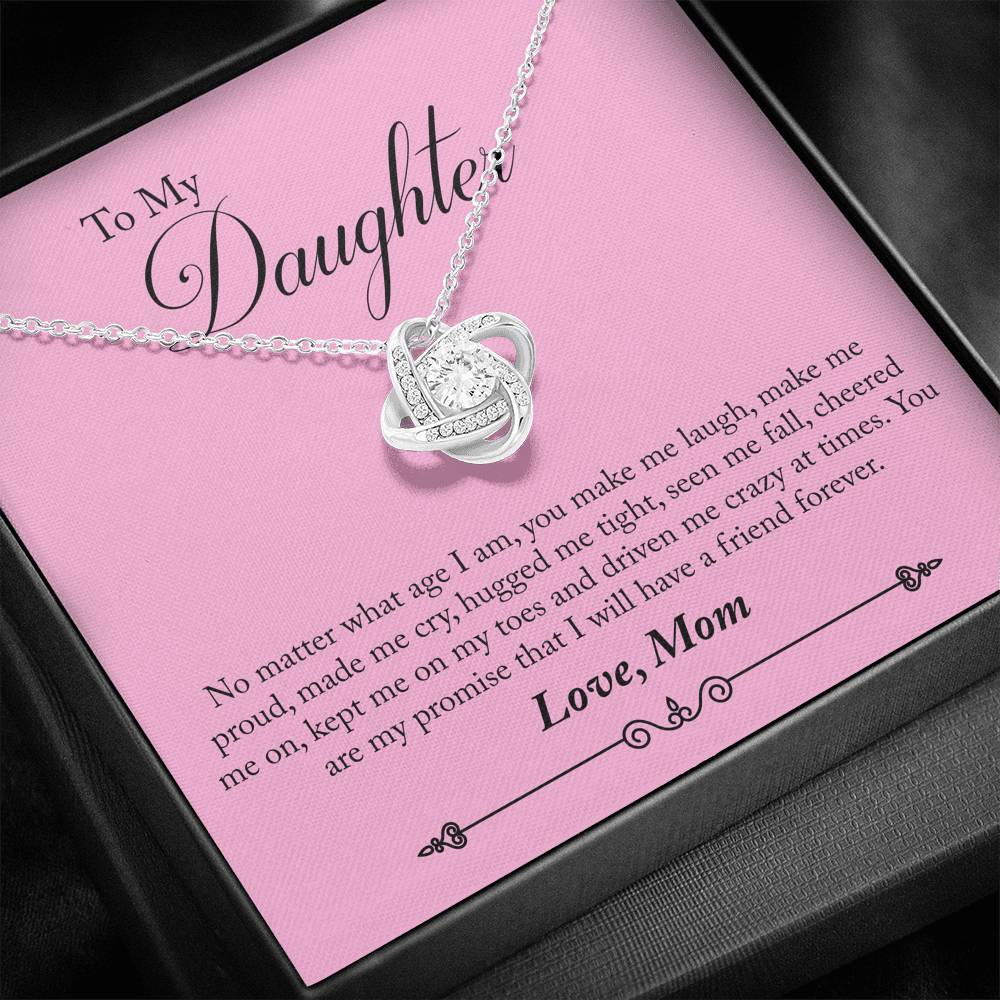 Friend Forever - Gift For Daughter From Mom Love Knot Necklace