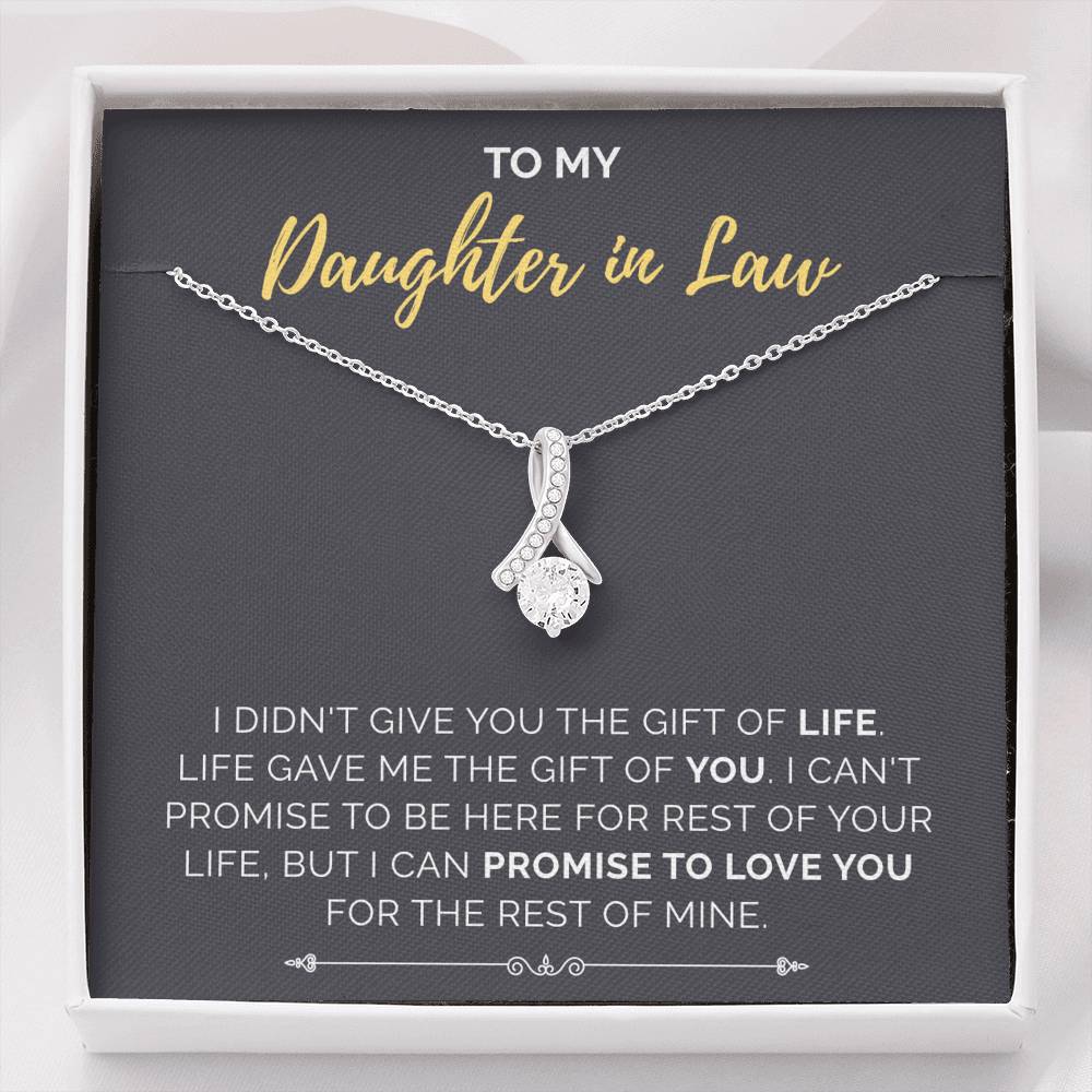 Gift Of Life - Gift For Daughter In Law Alluring Necklace