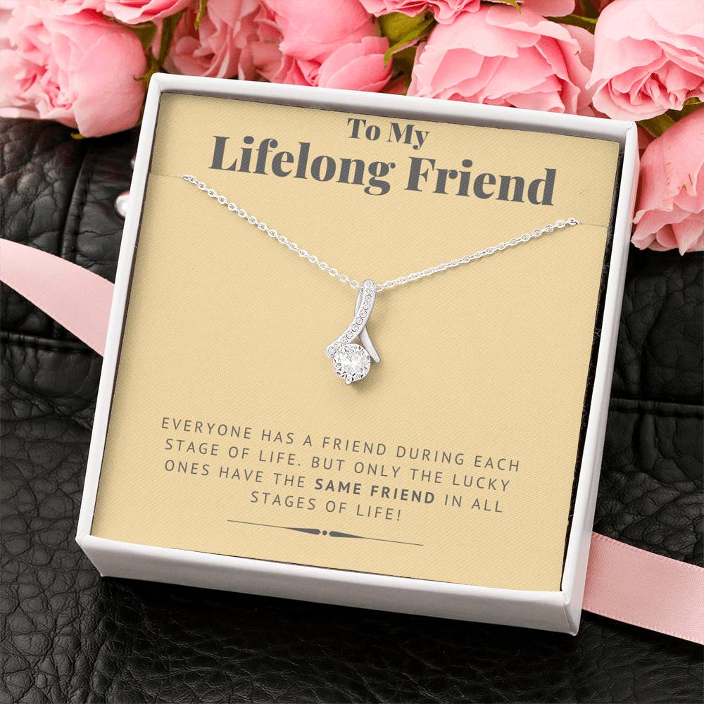 Lifelong Friend - Gift For Best Friend Alluring Necklace