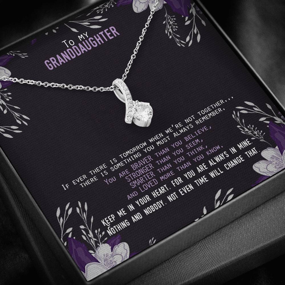 Not Even Time Will Change That - Gift For Granddaughter Alluring Necklace