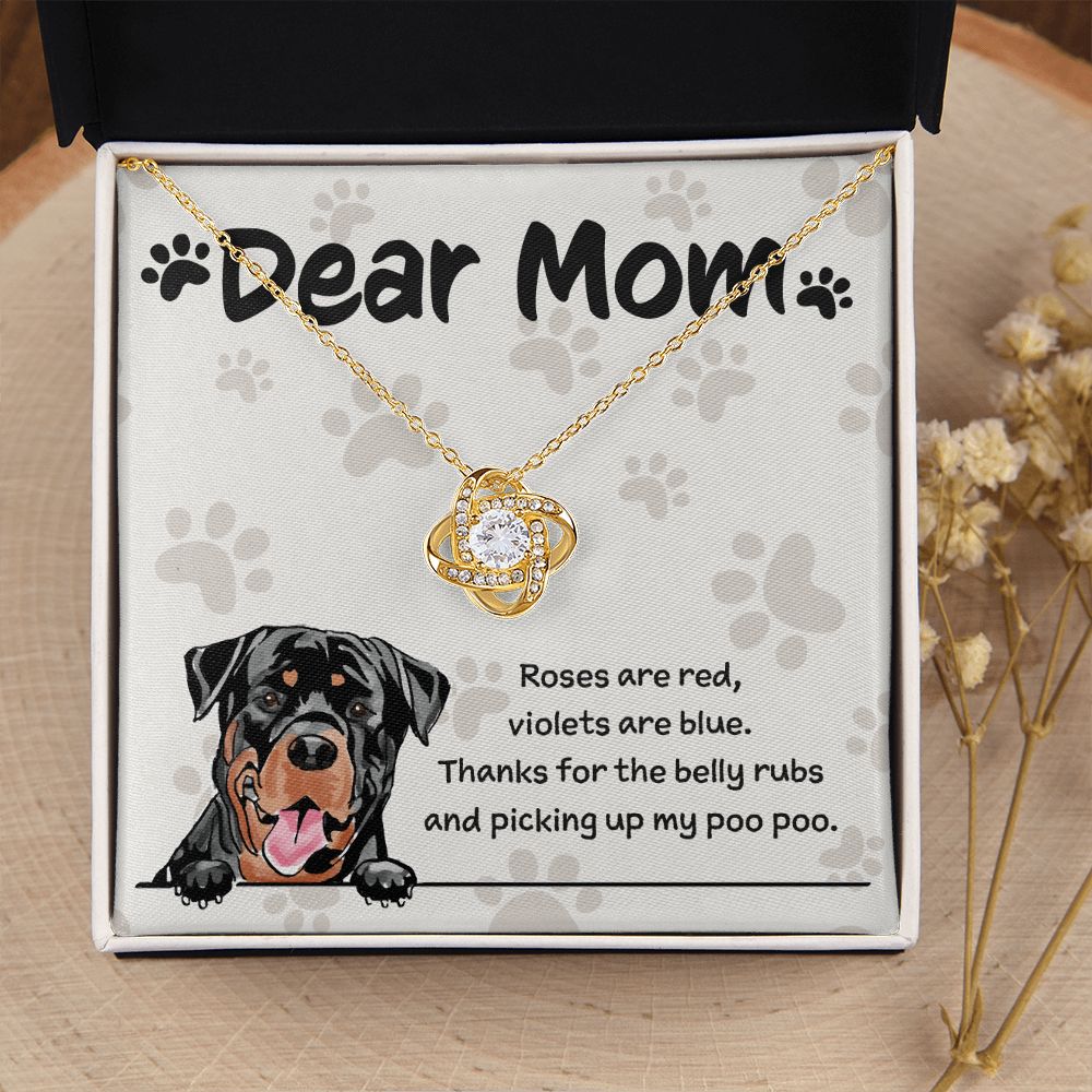 Rottweiler Mom "Belly Rubs Poo Poo"