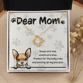 Chihuahua Mom "Belly Rubs Poo Poo"