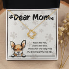 Chihuahua Mom "Belly Rubs Poo Poo"