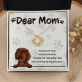 Dachshund Mom "Belly Rubs Poo Poo"