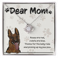 German Shepherd Mom "Belly Rubs Poo Poo"