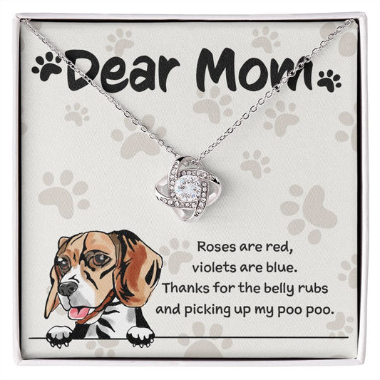 Beagle Mom "Belly Rubs Poo Poo"