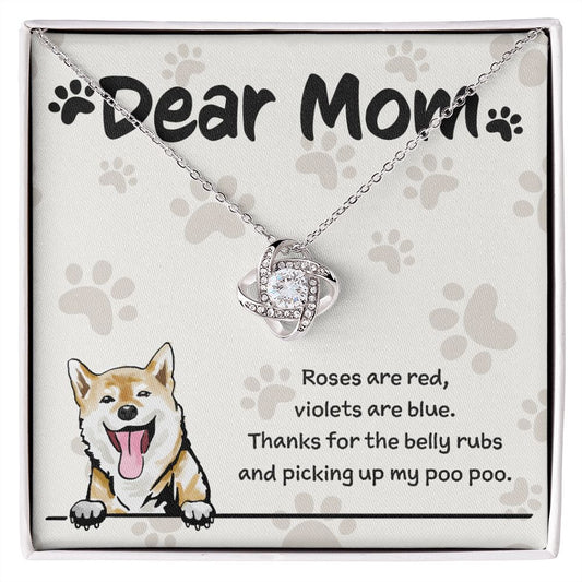 Shiba Inu Mom "Belly Rubs Poo Poo"