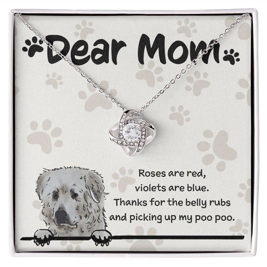 Great Pyrenees Mom "Belly Rubs Poo Poo"