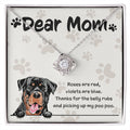 Rottweiler Mom "Belly Rubs Poo Poo"