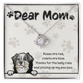 Australian Shepherd Mom "Belly Rubs Poo Poo"