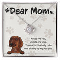 Dachshund Mom "Belly Rubs Poo Poo"