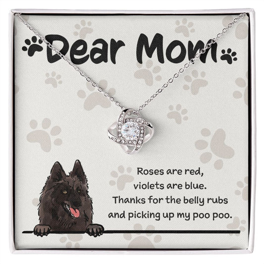 Belgian Malinois Mom "Belly Rubs Poo Poo"