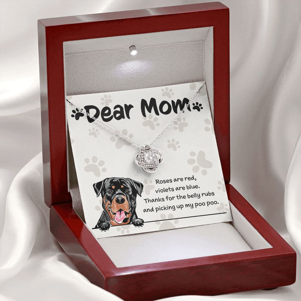 Rottweiler Mom "Belly Rubs Poo Poo"
