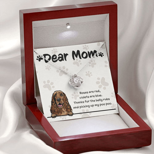 Cocker Spaniel Mom "Belly Rubs Poo Poo"