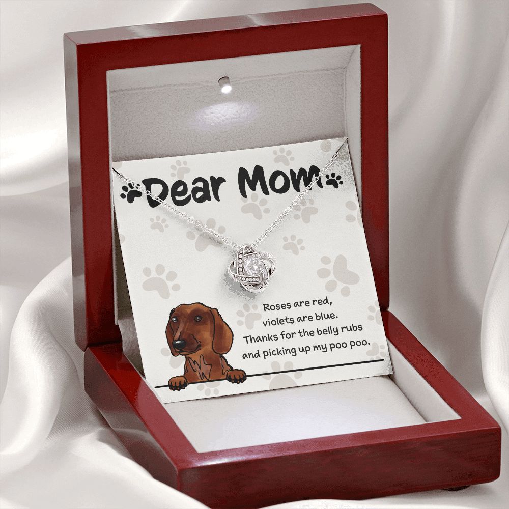 Dachshund Mom "Belly Rubs Poo Poo"